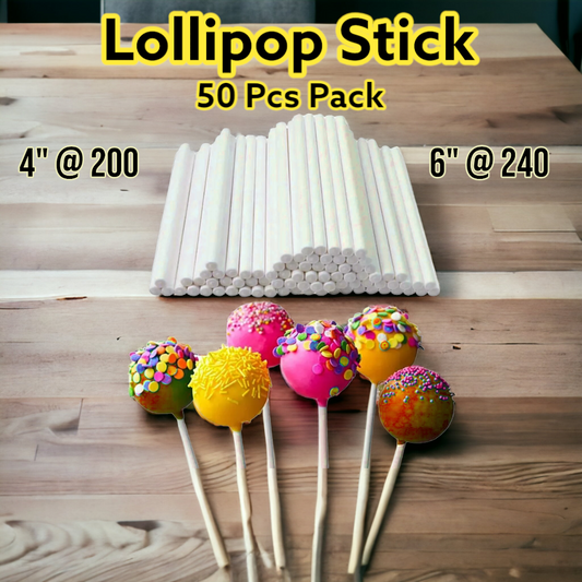 Lollipop Stick 50 pcs pack