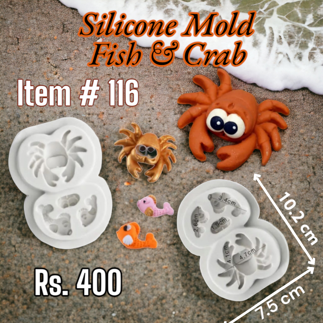 Fish and Crab Mold (Item # 116)