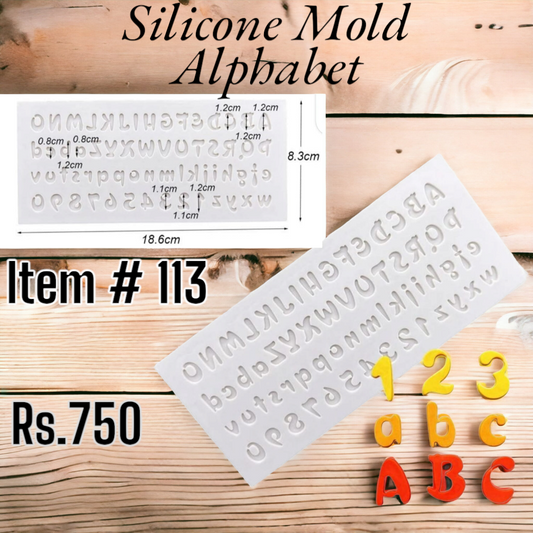 Alphabet Mold (Item # 113)