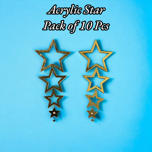 Acrylic Star (Pack of 16 Pcs)