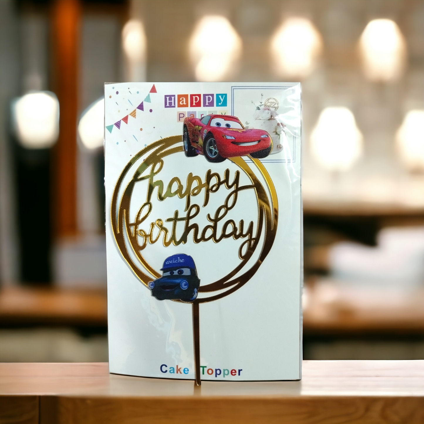 Happy Birthday Acrylic Printed Topper