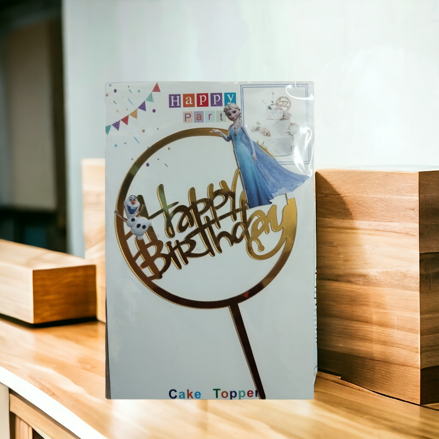 Happy Birthday Acrylic Printed Topper