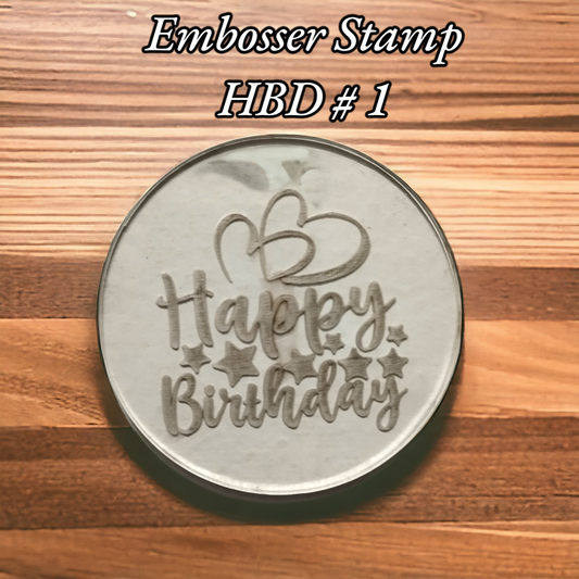 Embosser Stamp Happy Birthday