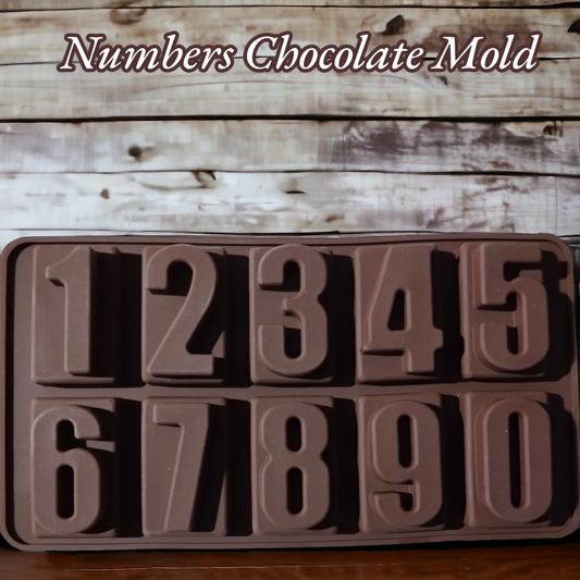 Numbers Chocolate Mold