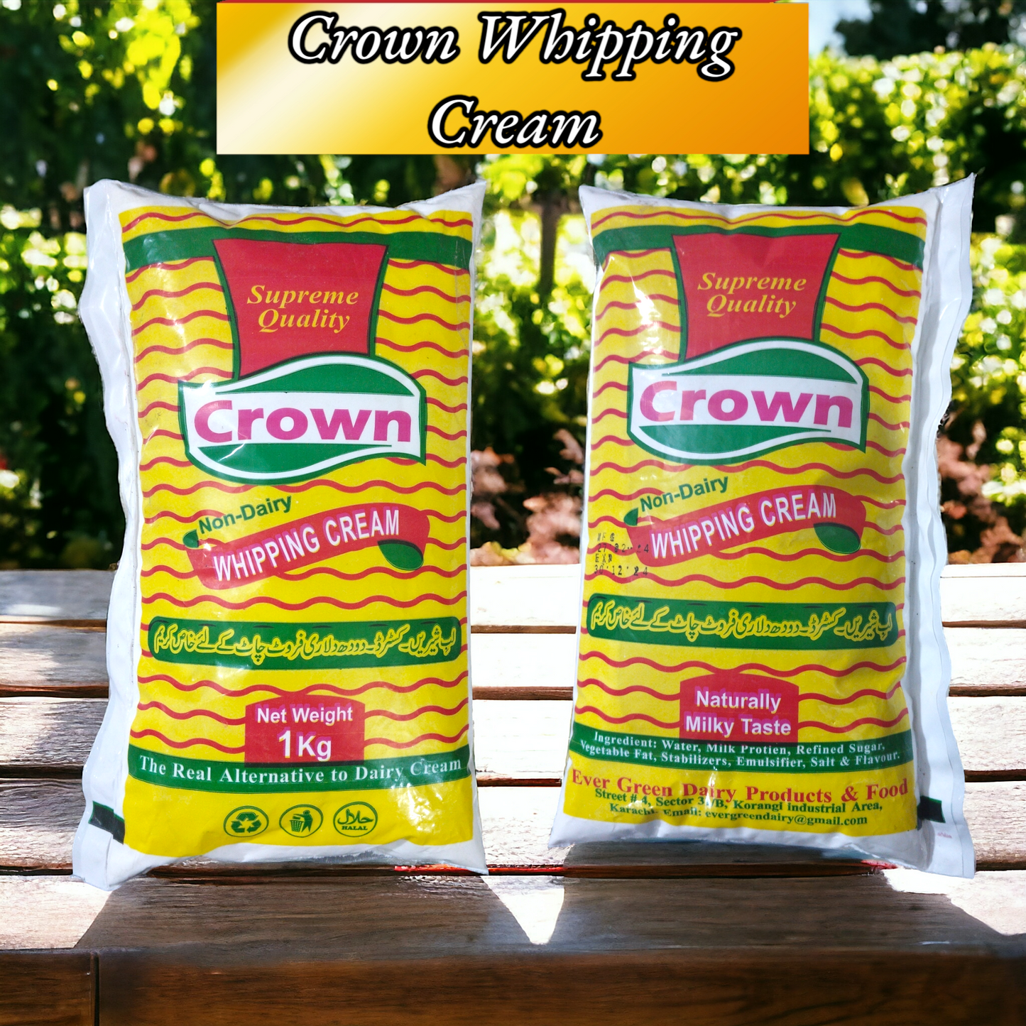 Crown Whipping Cream 1 kg Pouch