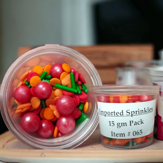 Imported Sprinkles 15 gm Pack Item # 065