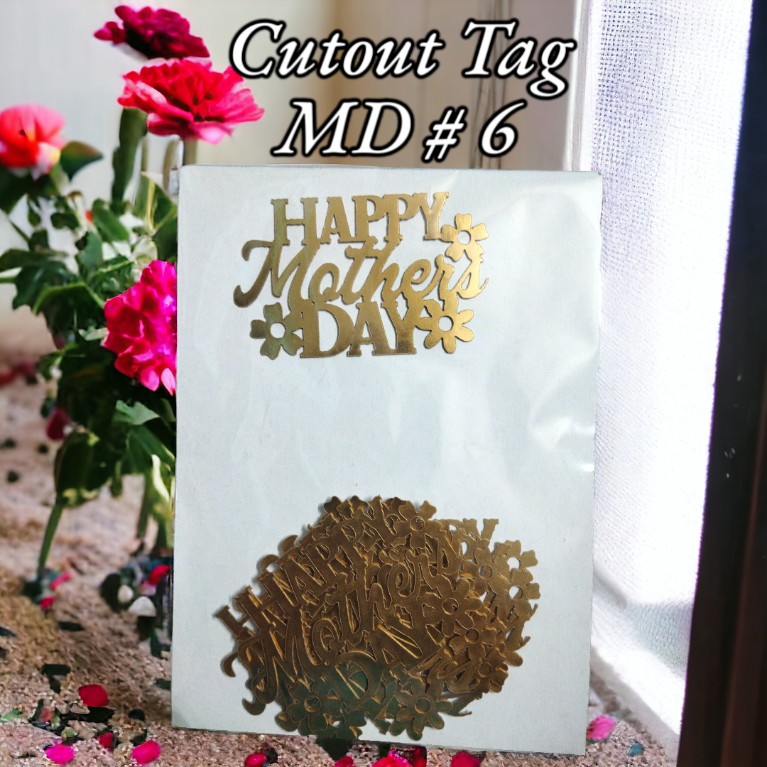 Cutout Tag 10 Pcs Pack MD # 6