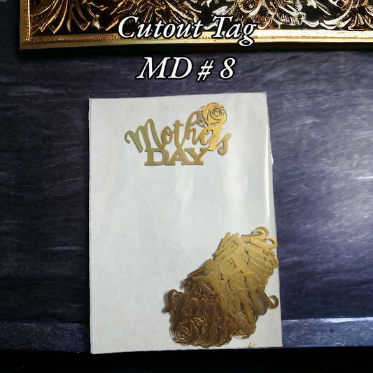 Cutout Tag 10 Pcs Pack MD # 8