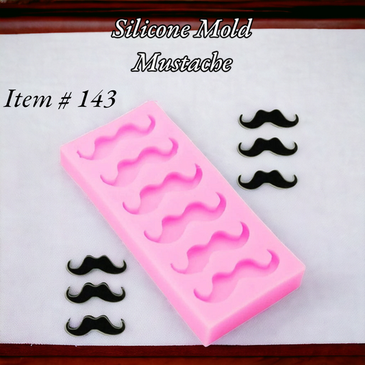 Silicone Mold Mustache Item # 143