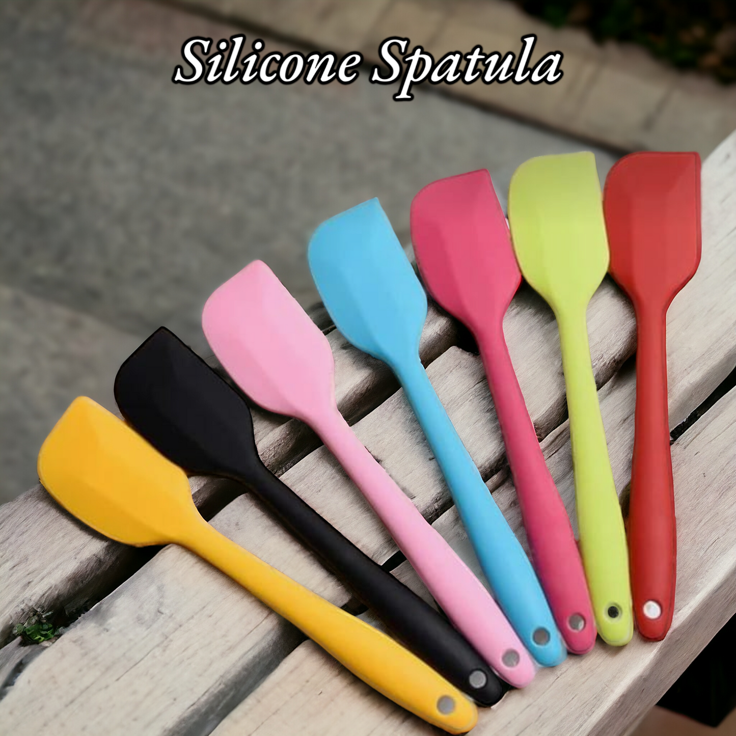 Silicone Spatula ( Random Color )