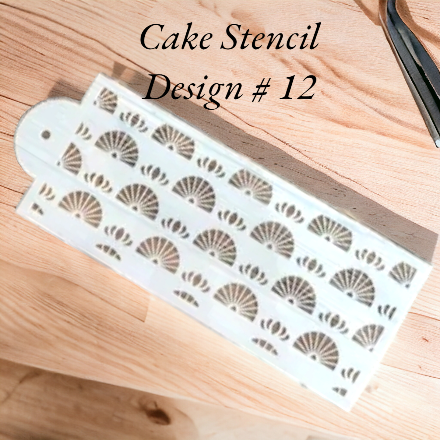 Cake Stencil Design # 12