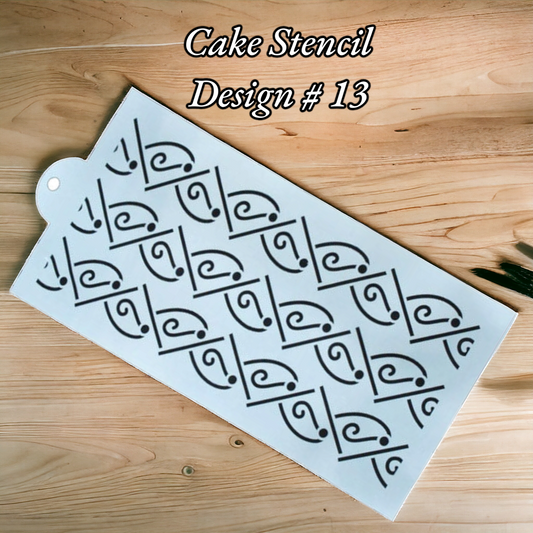 Cake Stencil Design # 13