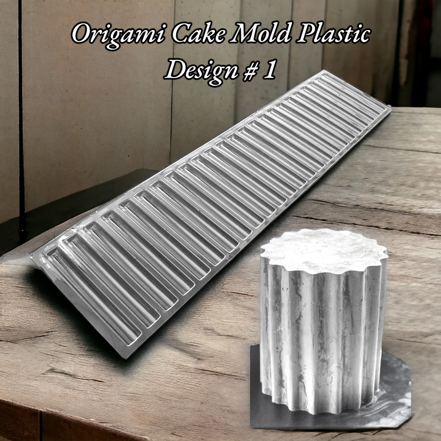 Origami Cake Mold Plastic Design # 1