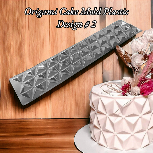 Origami Cake Mold Plastic Design # 2