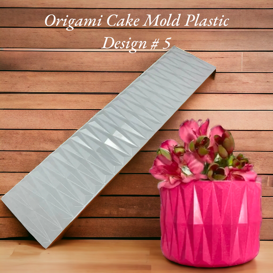 Origami Cake Mold Plastic Design # 5