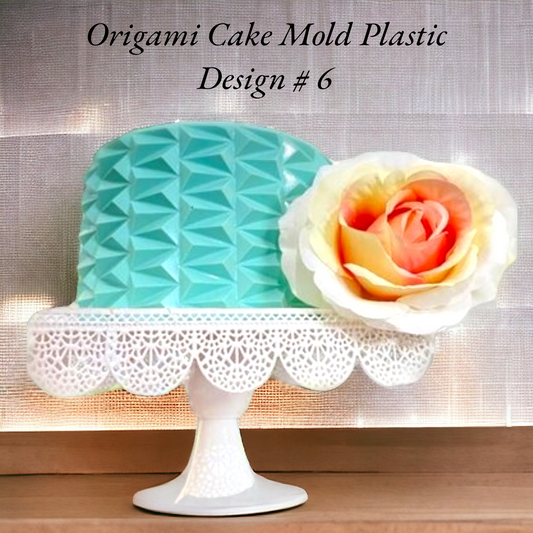 Origami Cake Mold Plastic Design # 6