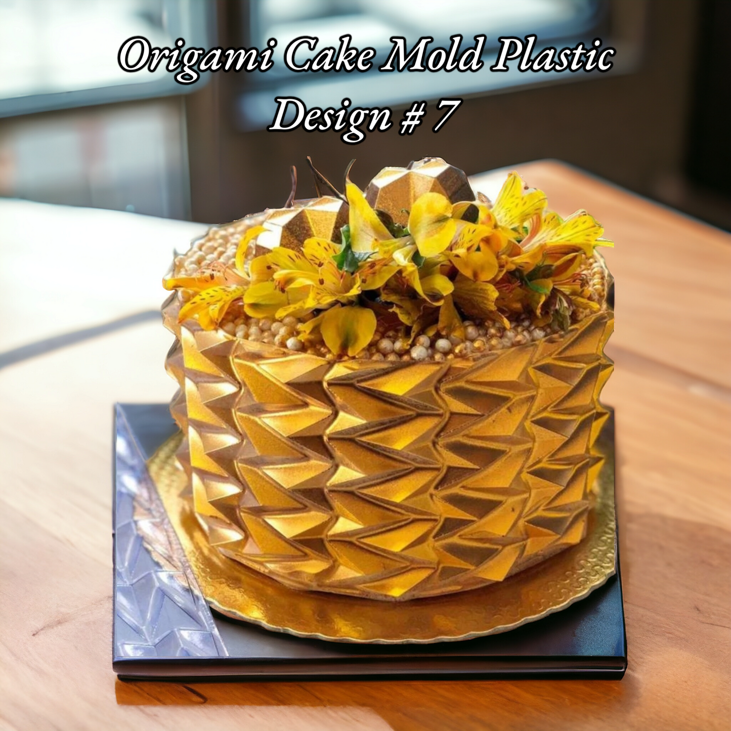 Origami Cake Mold Plastic Design # 7