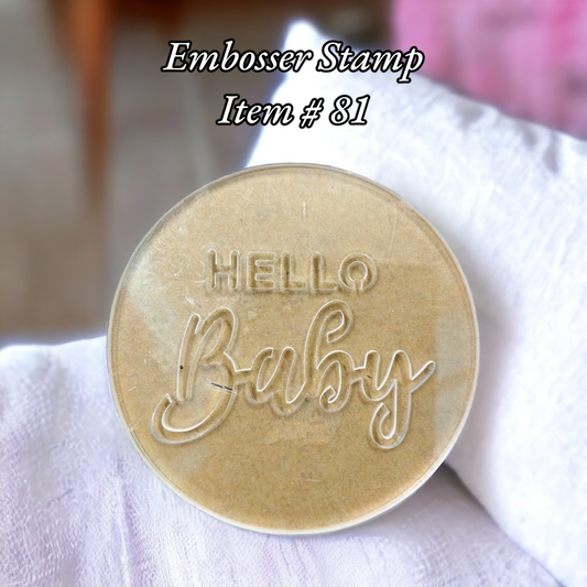 Embosser Stamp Item # 81