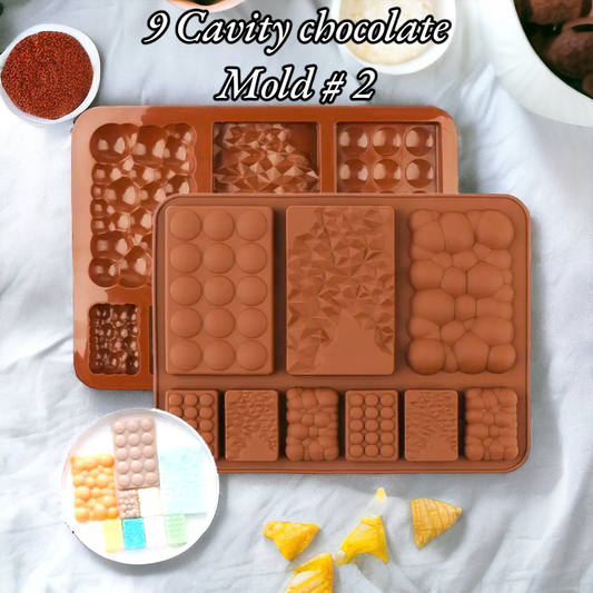 9 Cavity Chocolate Mold # 2