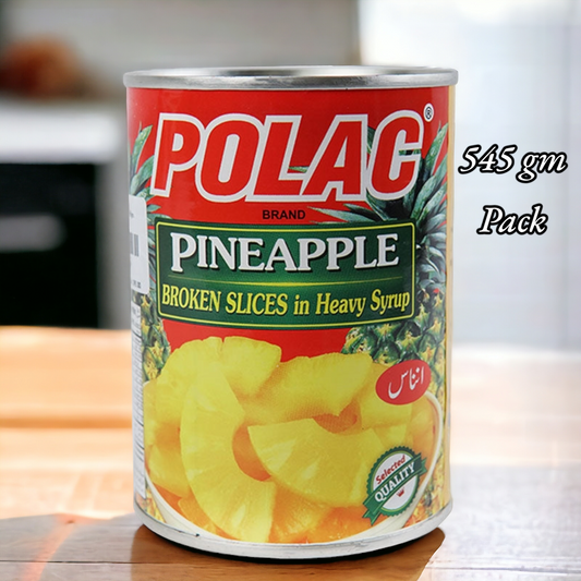 Polac Pineapple Broken Slices in Heavy Syrup 545 gm Pack