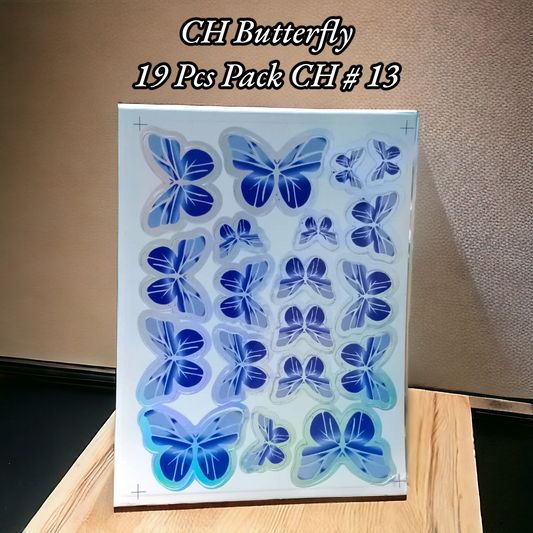 CH Butterfly 19 Pcs Pack CH # 13