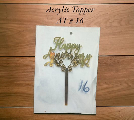 Acrylic Topper AT # 16