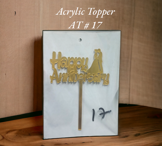 Acrylic Topper AT # 17