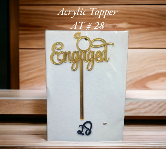 Acrylic Topper AT # 28