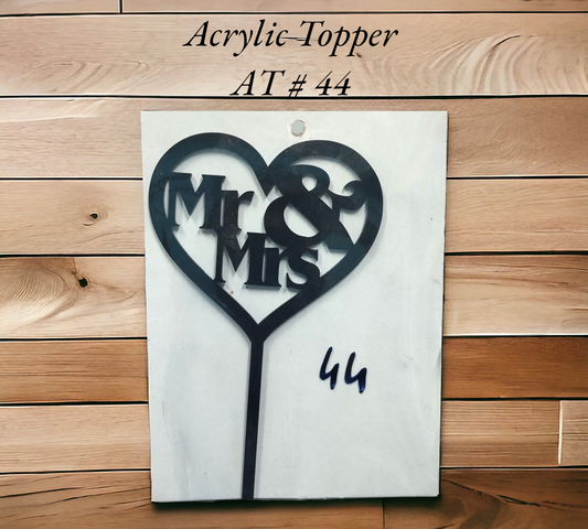 Acrylic Topper AT # 44