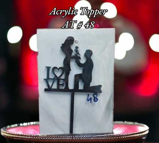 Acrylic Topper AT # 48