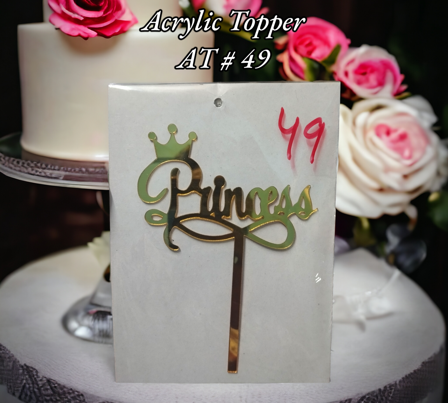 Acrylic Topper AT # 49