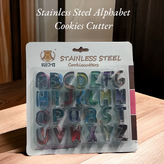 Stainless Steel Alphabet Cookies Cutter