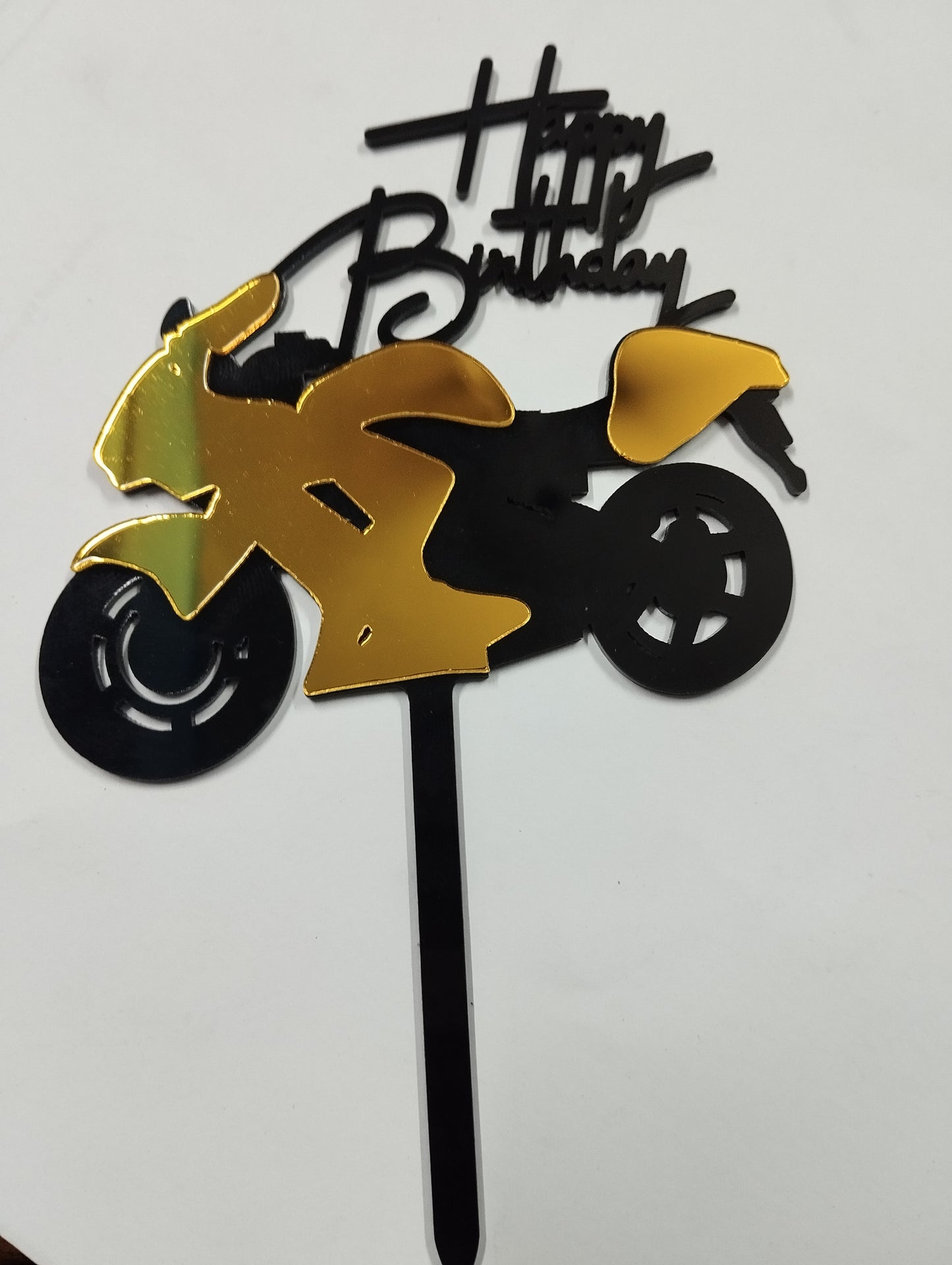 Acrylic HBD Bike Topper