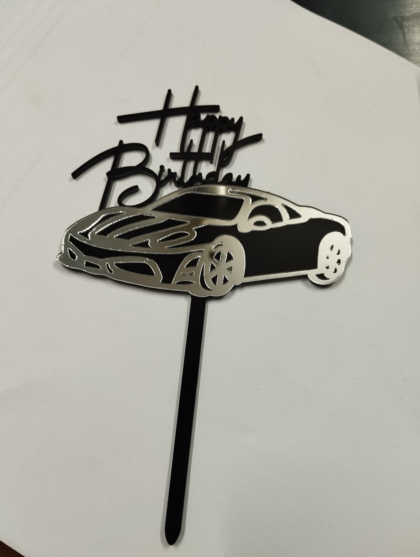 Acrylic HBD Car Topper