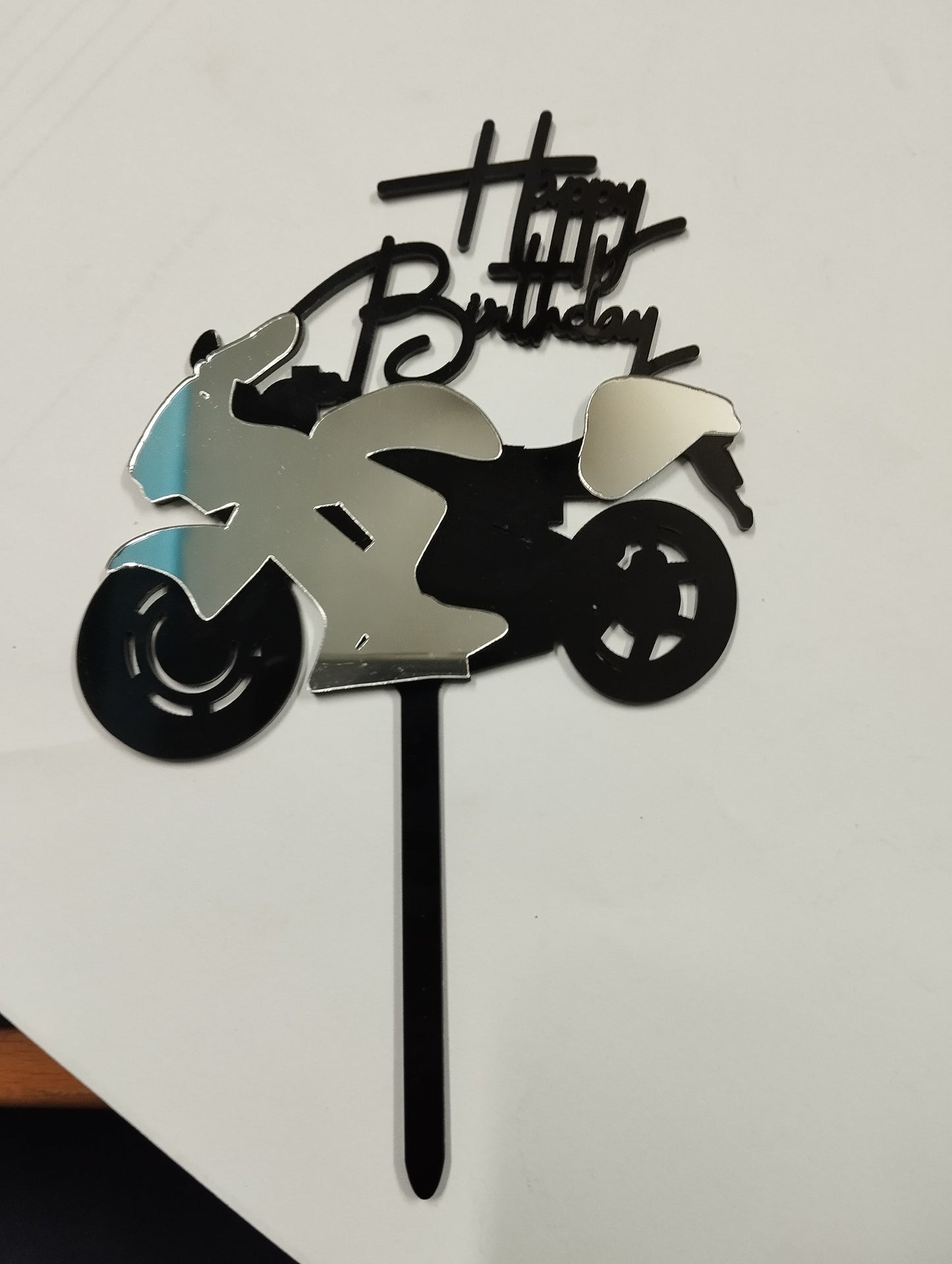 Acrylic HBD Bike Topper