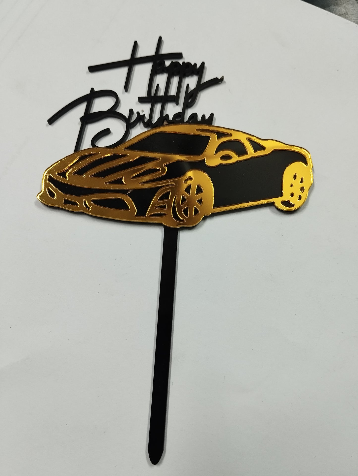 Acrylic HBD Car Topper