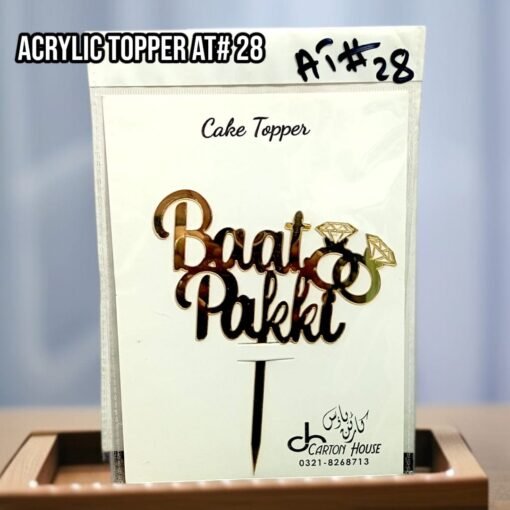 Acrylic Topper AT # 28