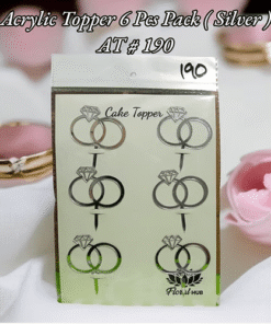 Acrylic Topper AT # 190 (Rings) (6pcs)