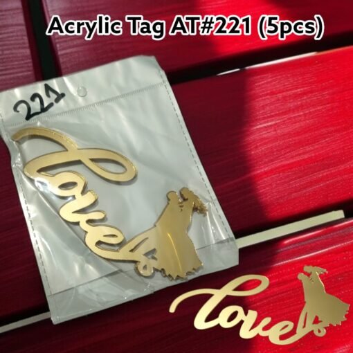 Acrylic Tag AT #221