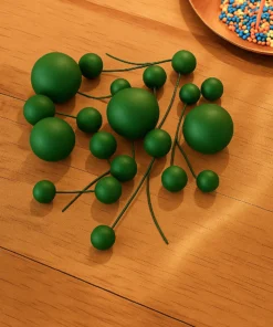 Faux Balls Pack of 20 (High Quality) (Imported) - Green