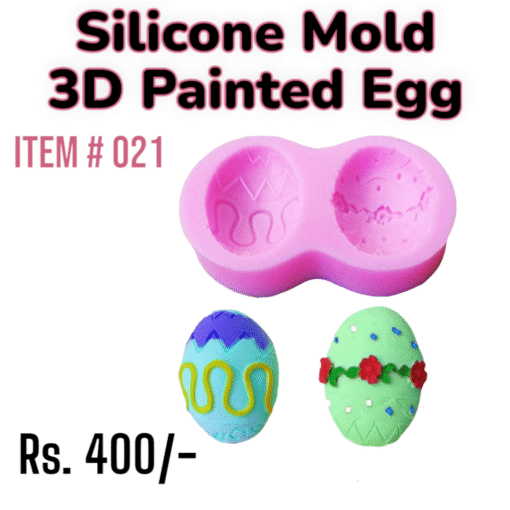 3D Painted Egg Mold (Item # 021)