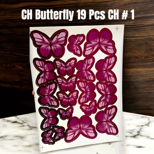 CH Butterfly 19 Pcs Pack CH # 1
