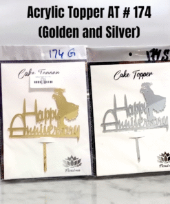 Acrylic Topper AT # 174  ( Happy Anniversary )