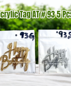 Acrylic Tag AT # 93 (Happy Birthday) (5pcs)