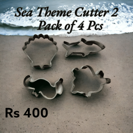 Sea Theme Cutter 2 Pack of 4 Pcs