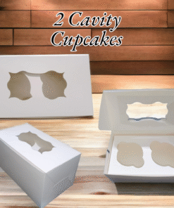 Cupcake Box - 2 Cavity Cupcake