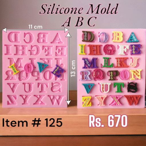 Alphabet Mold (Item # 125)