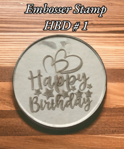 Embosser Stamp Happy Birthday