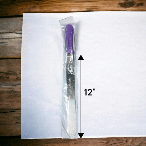 Angled Frosting Spatula Knife Stainless Steel Plastic Handle - Image 4