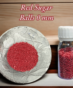 Red Sugar Balls (0 mm) 30 gm Pack